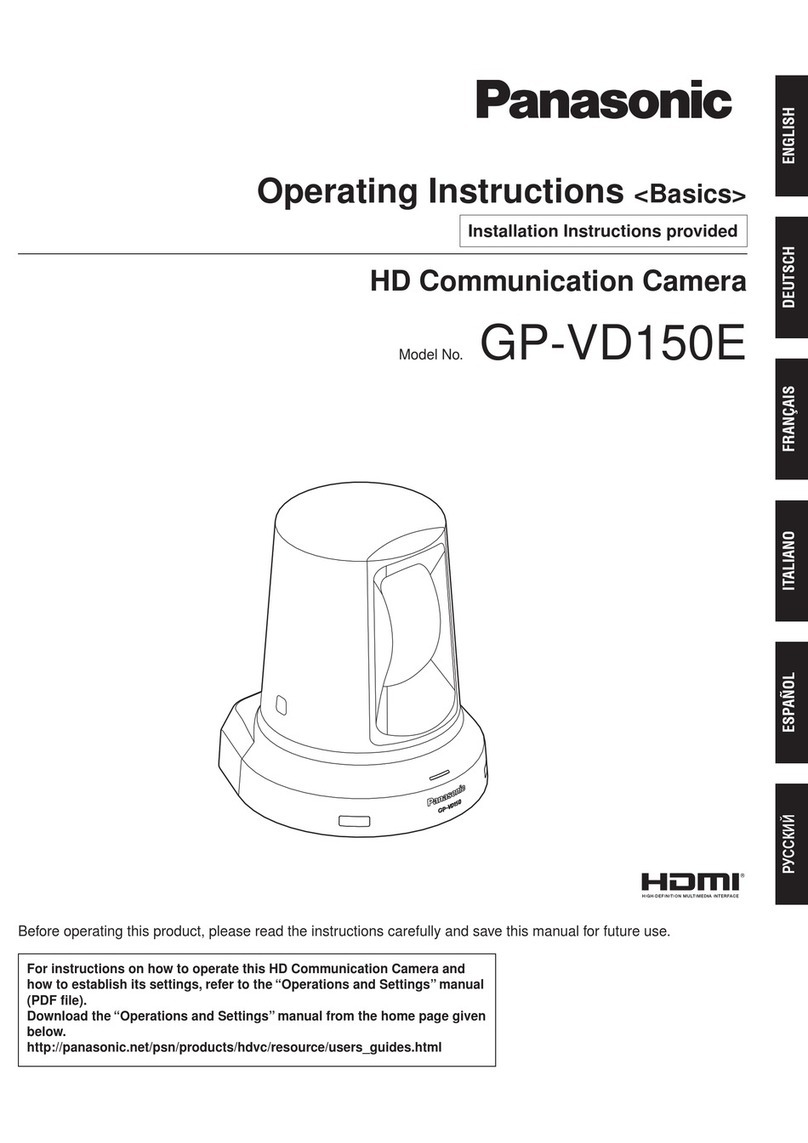 Panasonic GP-VD150E operating instructions