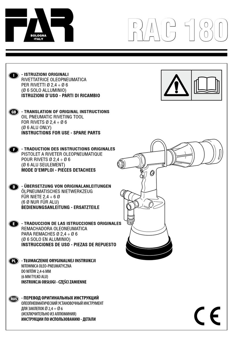 FAR RAC 180 Original instructions