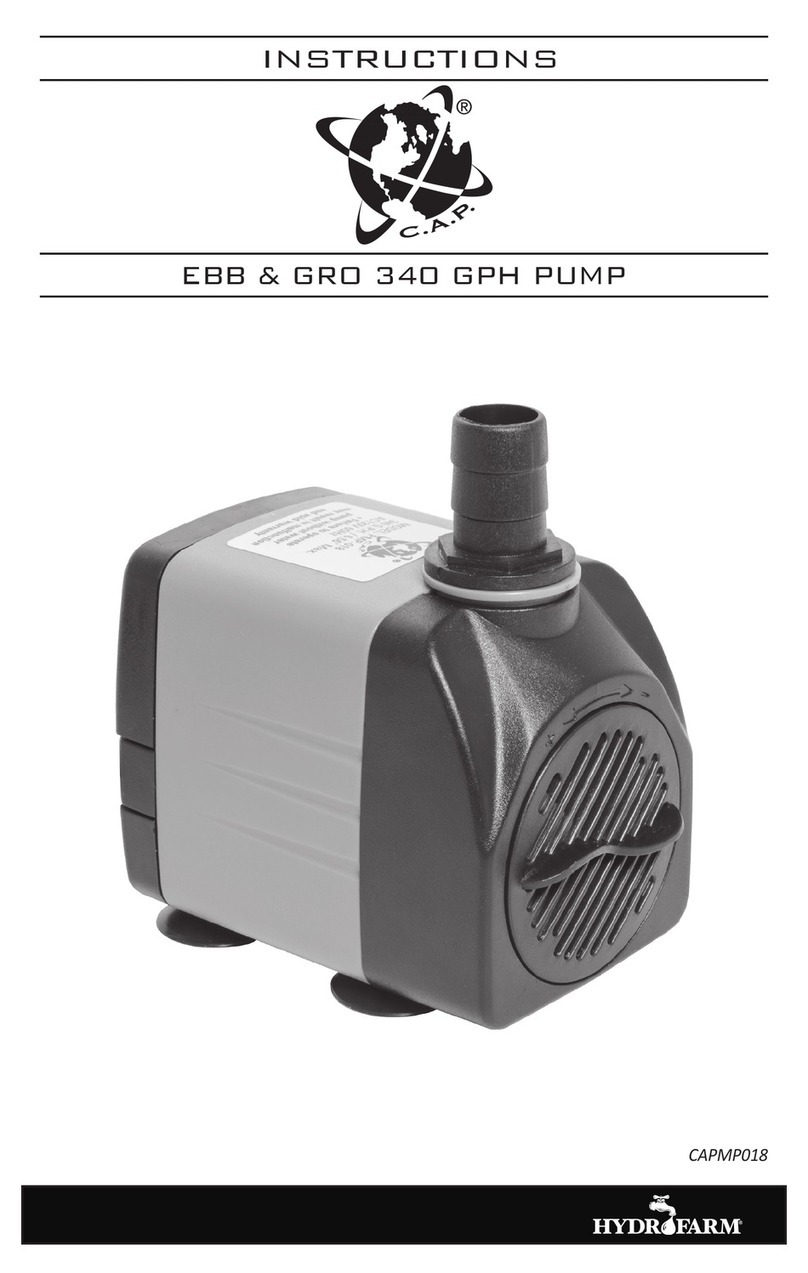 Hydrofarm CAPMP018 instructions