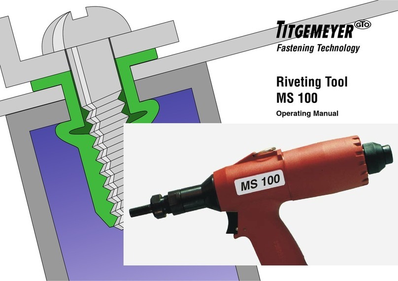Titgemeyer MS 100 operating manual