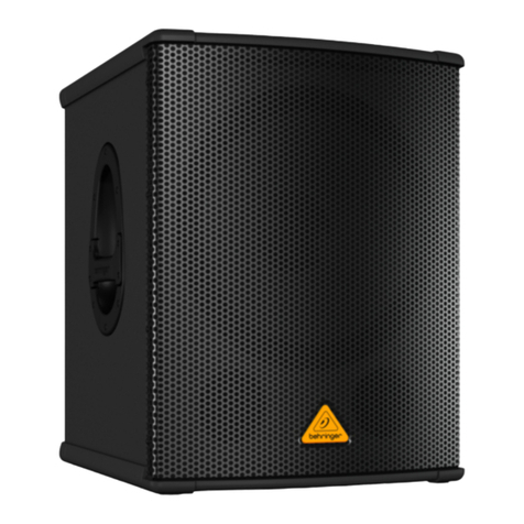 Behringer Eurolive B1500D-PRO Operating/safety instructions
