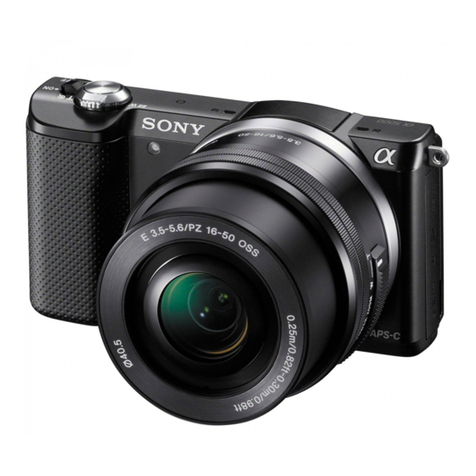 Sony Alpha 5000 User manual