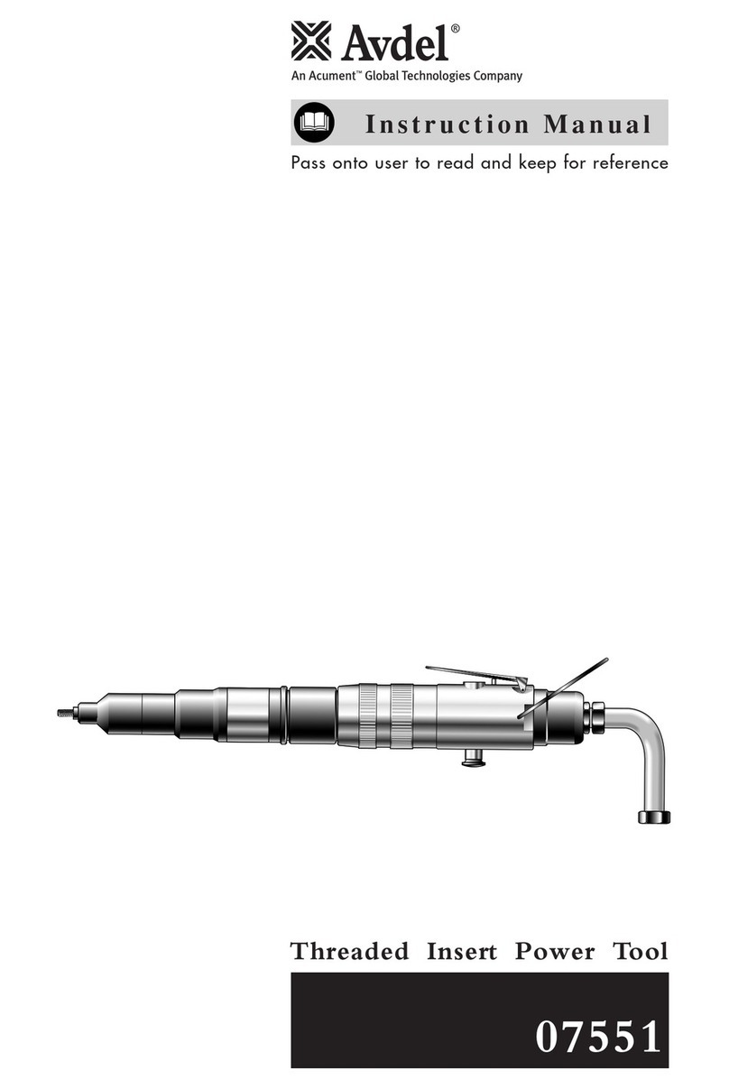Avdel 7551 User manual