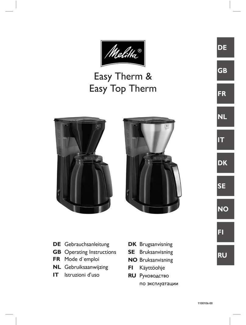 Melitta Easy Therm User manual