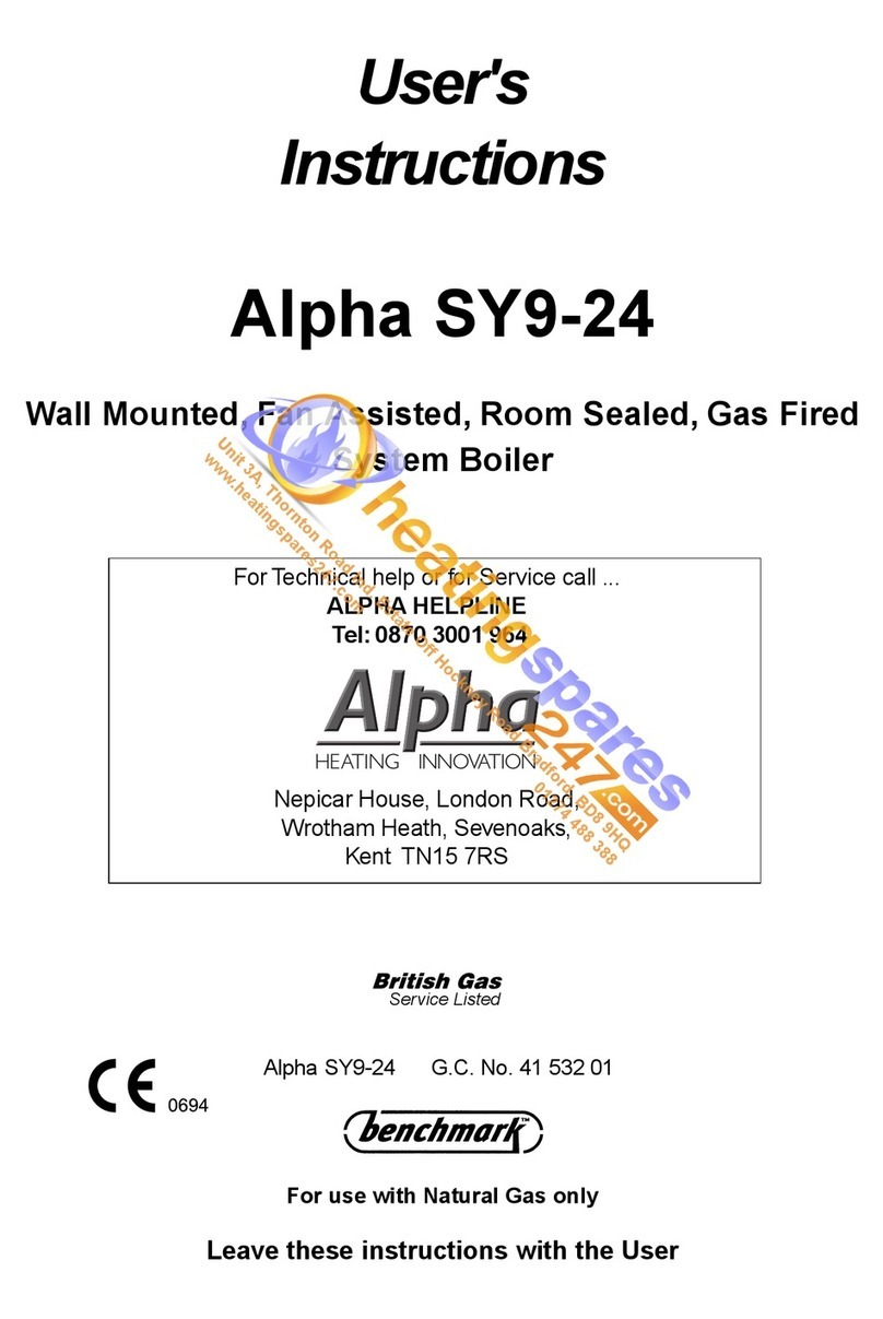 Alpha SY9-24 User instructions