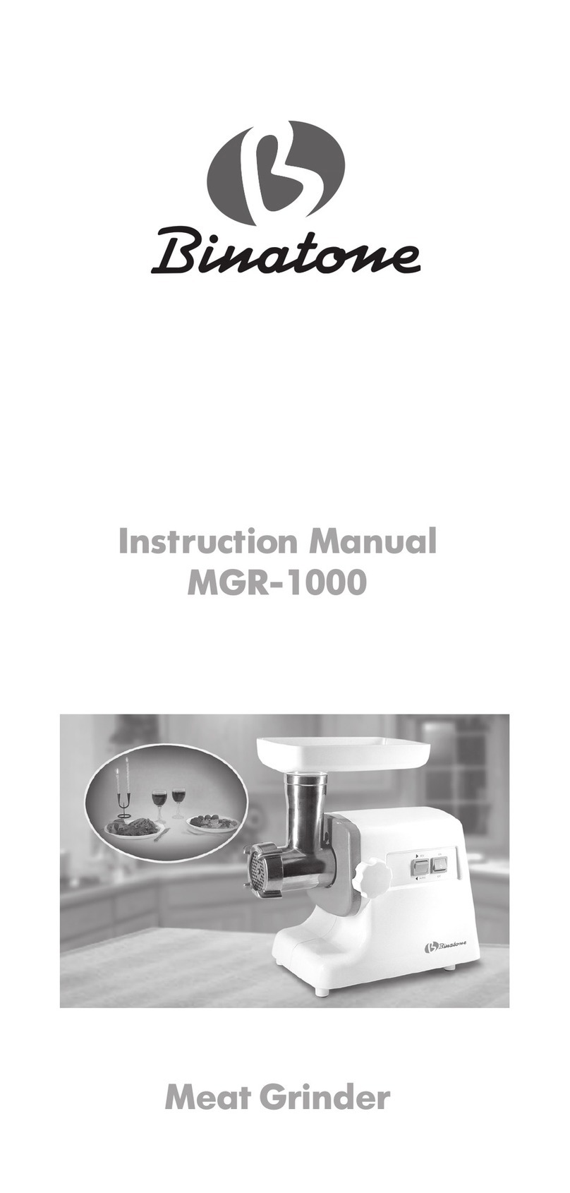 Binatone MGR*1000 instruction manual