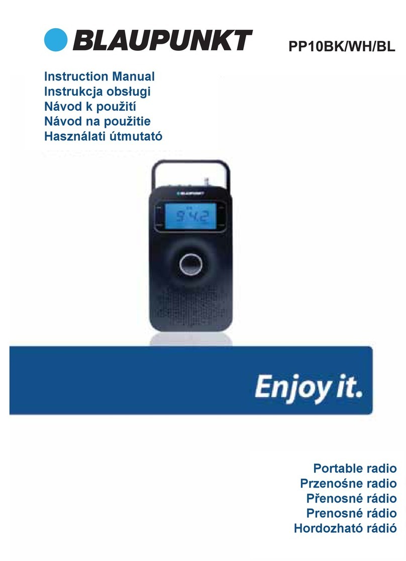 Blaupunkt PP10BK User manual Blaupunkt PP10BK User manual
