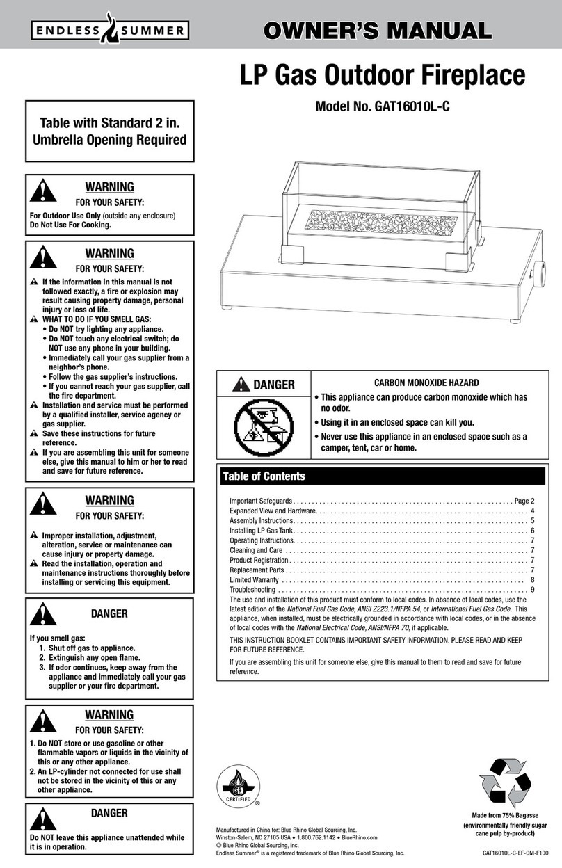 BlueRhino GAT16010L-C owner's manual