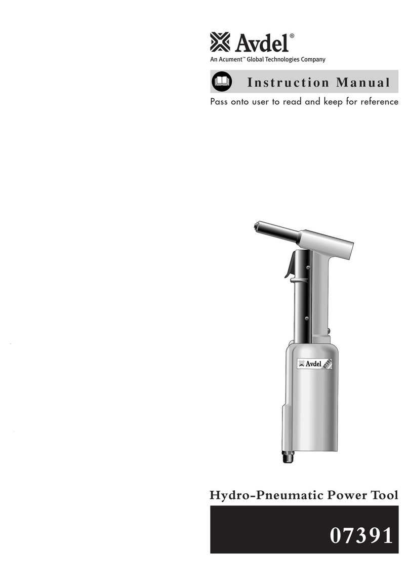 Avdel 7391 instruction manual