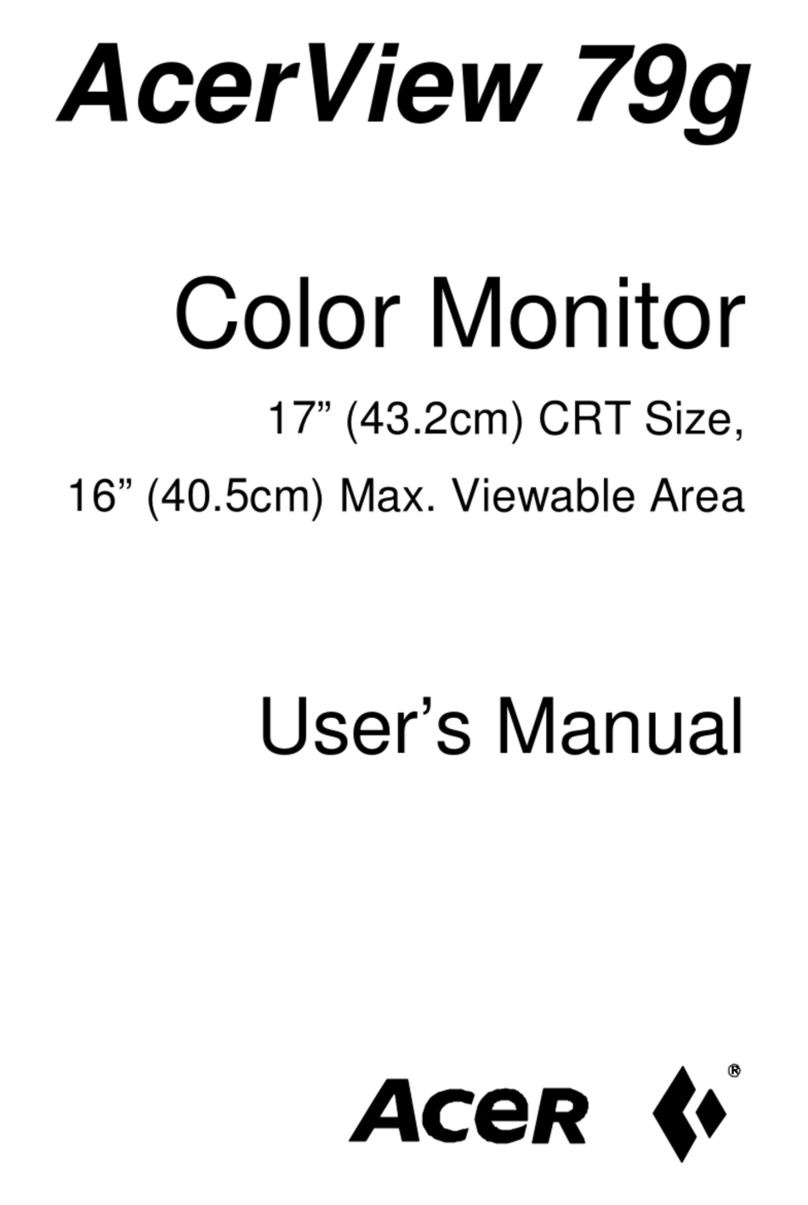 Acer AcerView 79g User manual