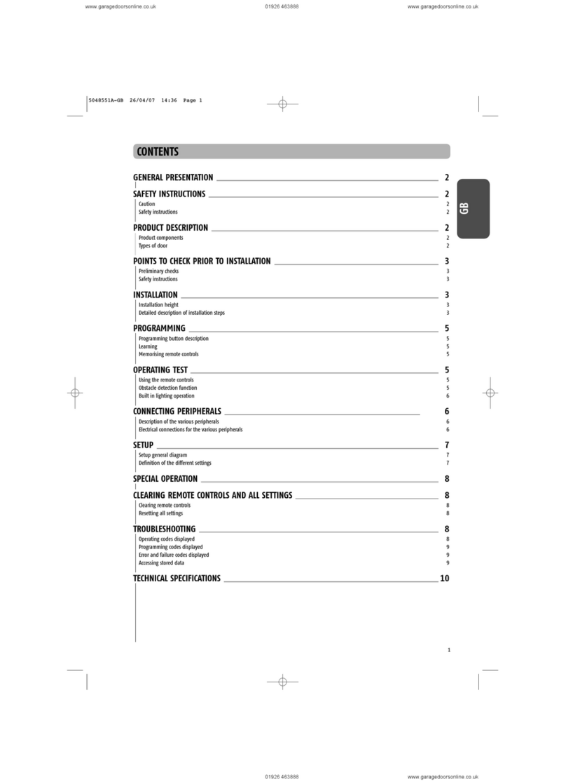 SOMFY Dexxo Pro User manual SOMFY Dexxo Pro User manual