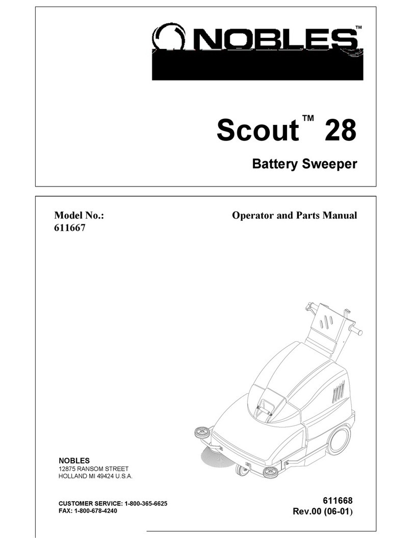 Nobles Scout 28 Operator and parts manual