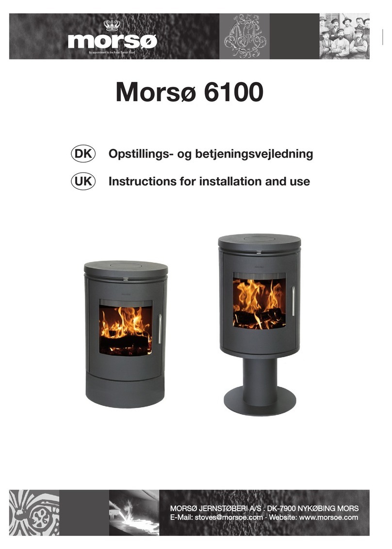 Morsø 6100 Series Instructions for installation and use