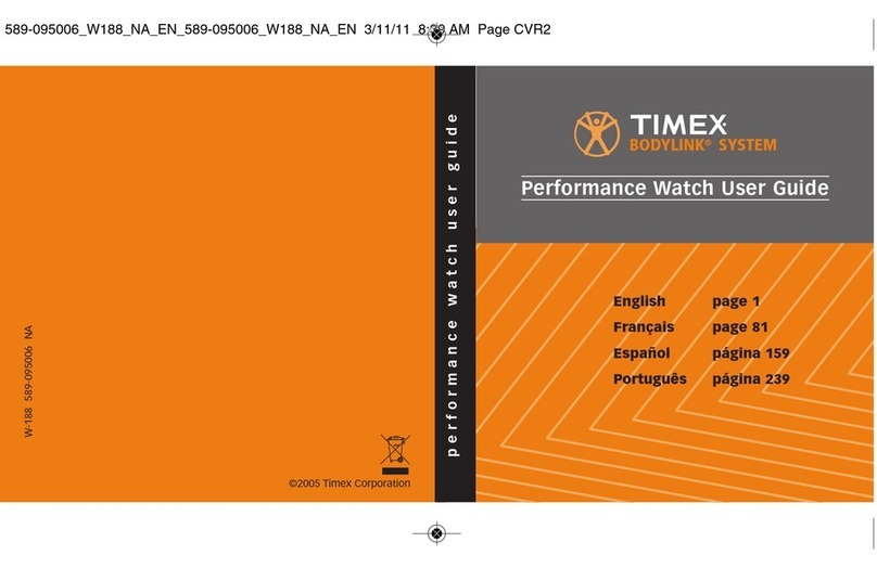 Timex W-188 User manual