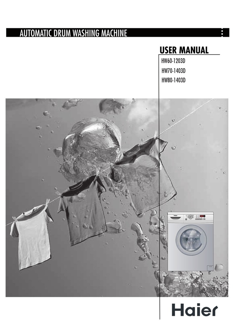 Haier HW60-1203D User manual Haier HW60-1203D User manual