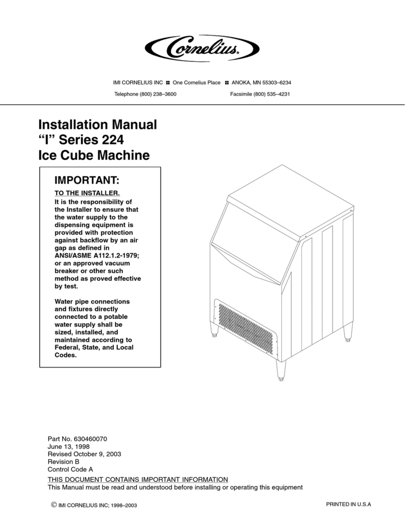 Cornelius IACS224 User manual