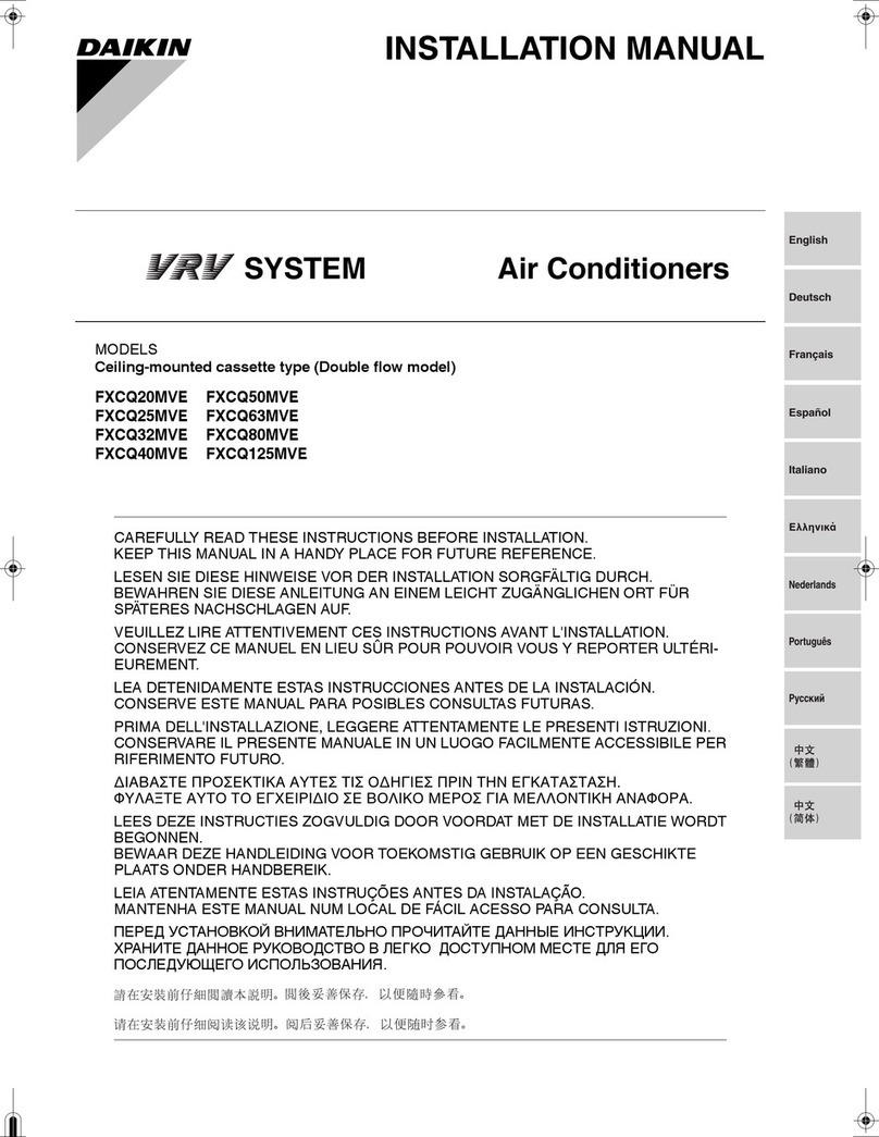 Daikin FXCQ20MVE User manual