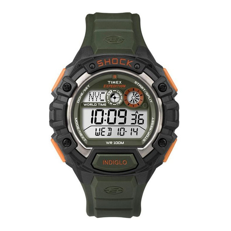 Timex W-296 User manual