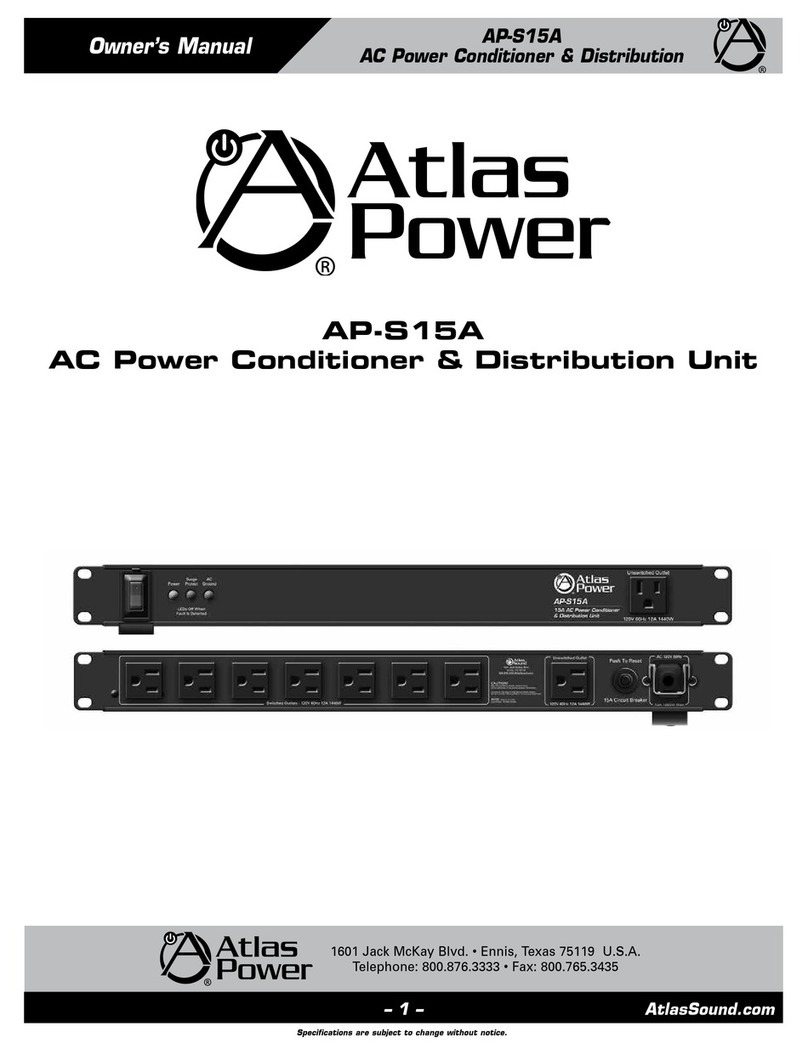 Atlas AP-S15A owner's manual