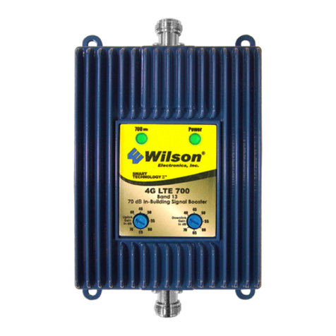 Wilson Electronics 4G LTE 700 User manual Wilson Electronics 4G LTE 700 User manual