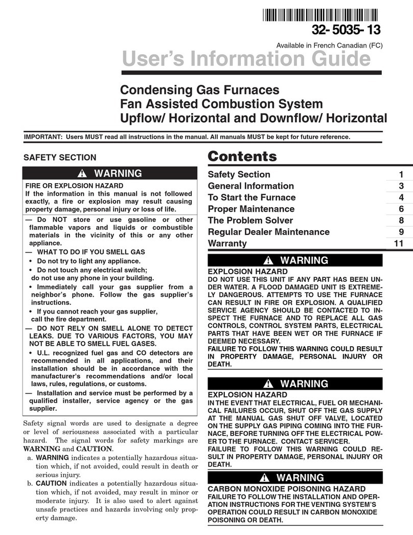 Trane UD-R9V Owner's manual