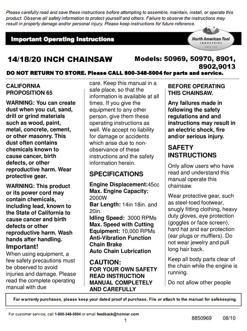 North American Tool 50969 User manual