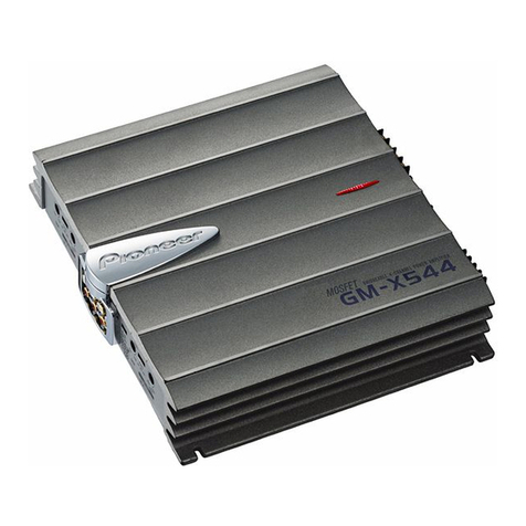 Pioneer GM-X644 User manual