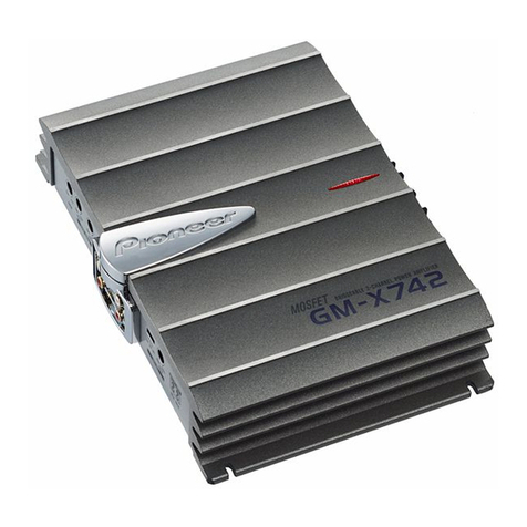 Pioneer GM-X742 Service manual