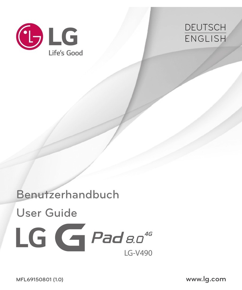 LG G Pad 8.0 4G User manual