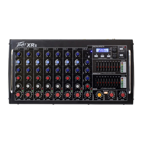 Peavey XR s User manual