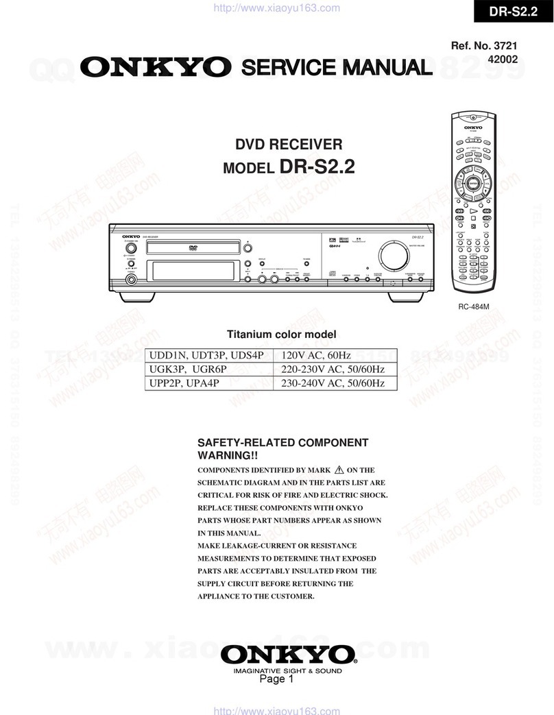 Onkyo DR-S2.2 User manual