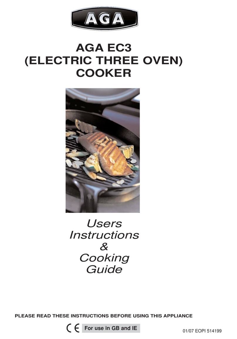 AGA AIMS EC3 Use and care manual