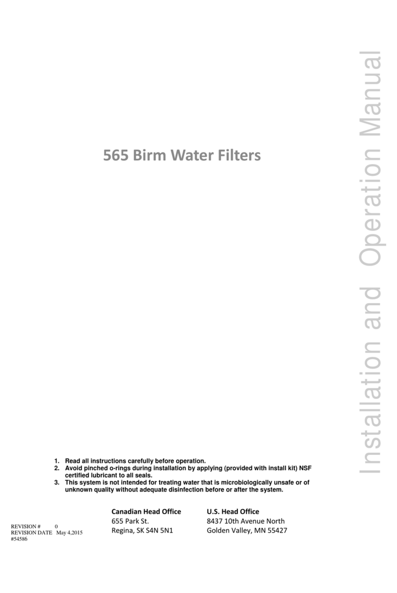 Hydrotech 565BM-75 Installation and operation manual