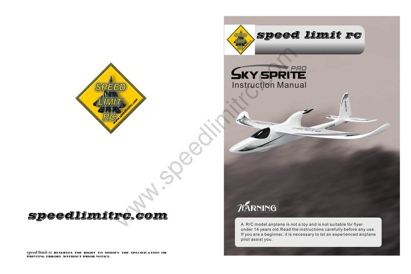Speed Limit RC Sky Sprite Pro instruction manual
