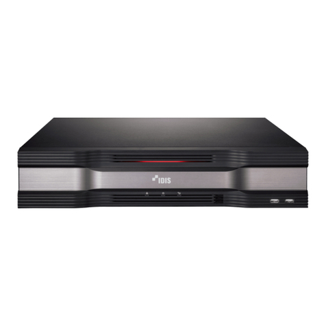 Idis DR-6232P-S Operation manual