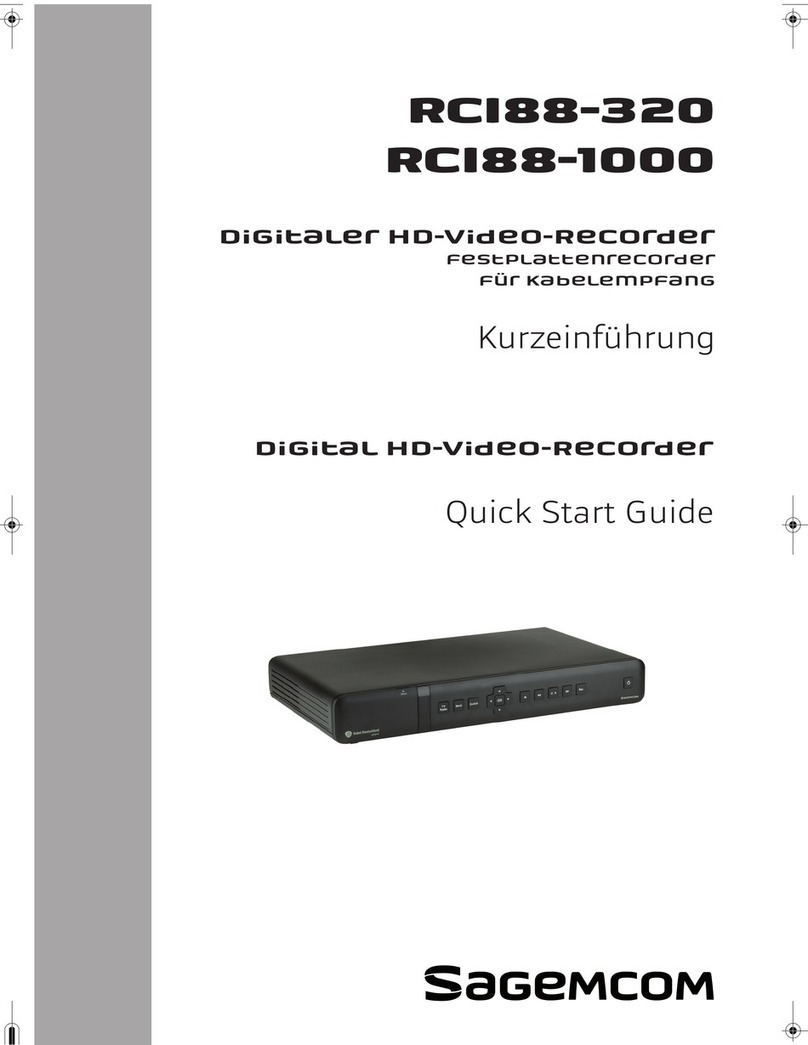 SAGEMCOM RCI88-320 quick start guide