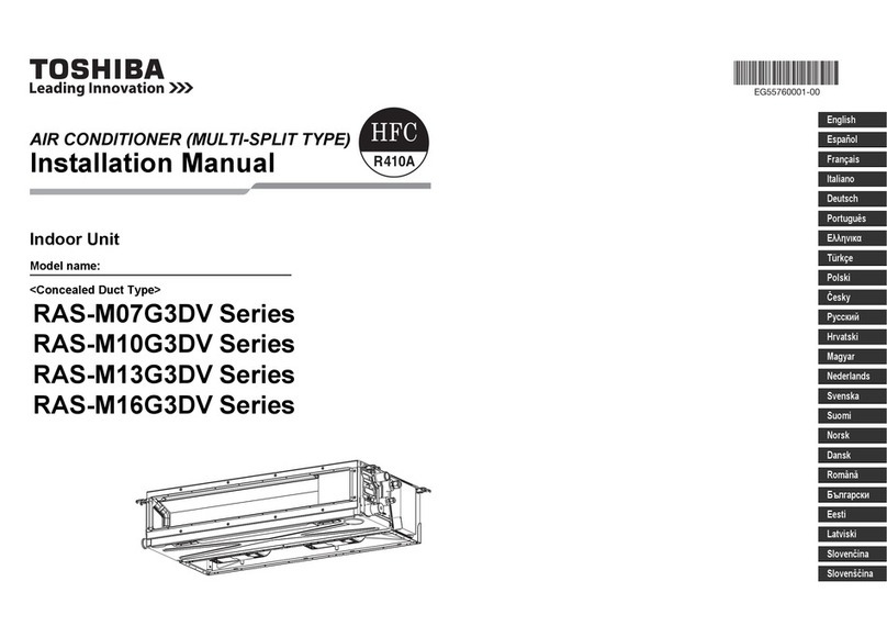 Toshiba RAS-M07G3DV Series User manual