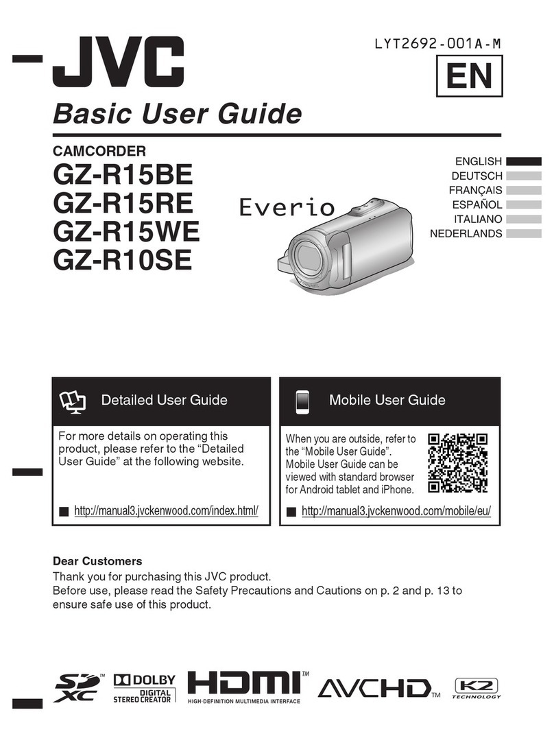 JVC GZ-R15BE Operating and maintenance manual