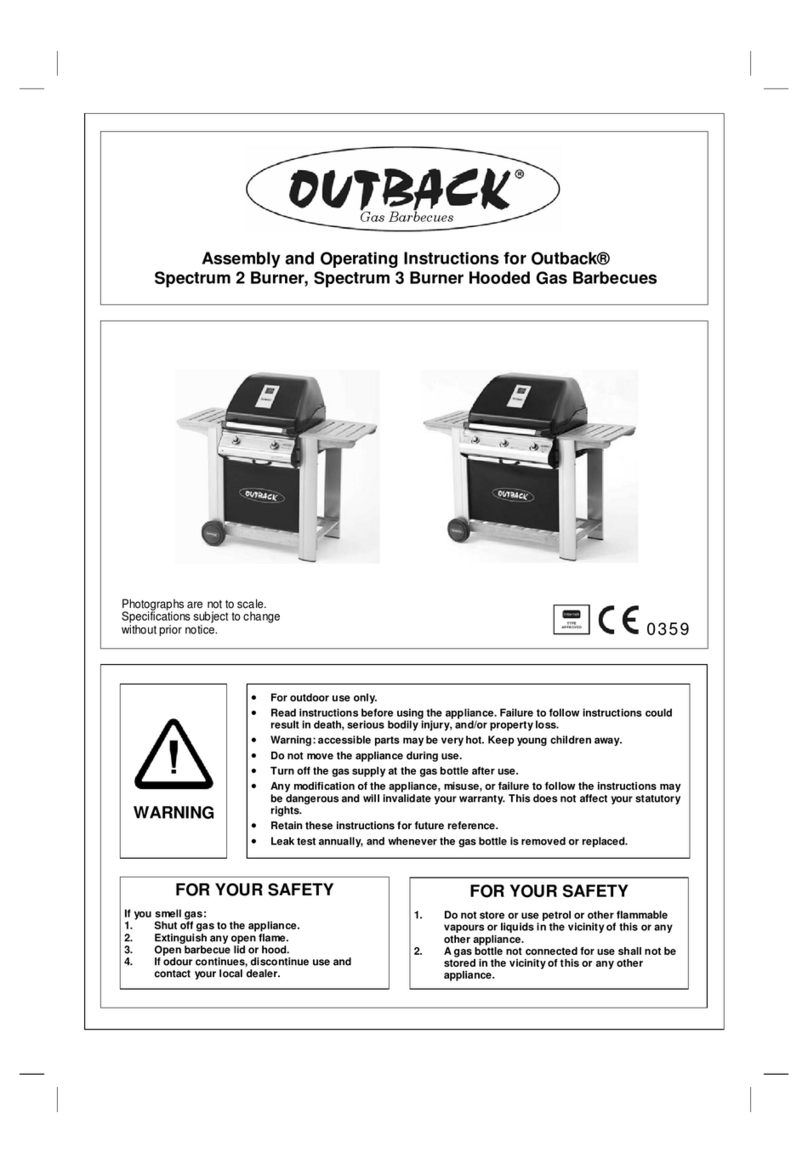Outback Spectrum 2 Burner User manual