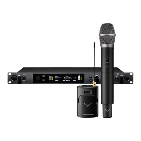 Beyerdynamic TG 1000 User manual