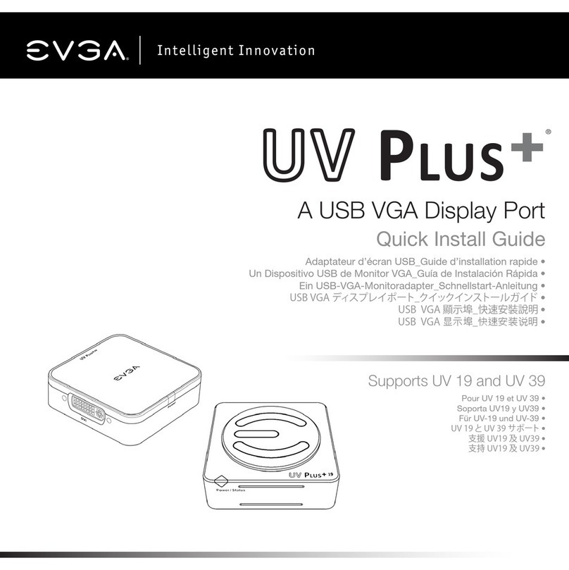 EVGA UV Plus+ Quick install guide