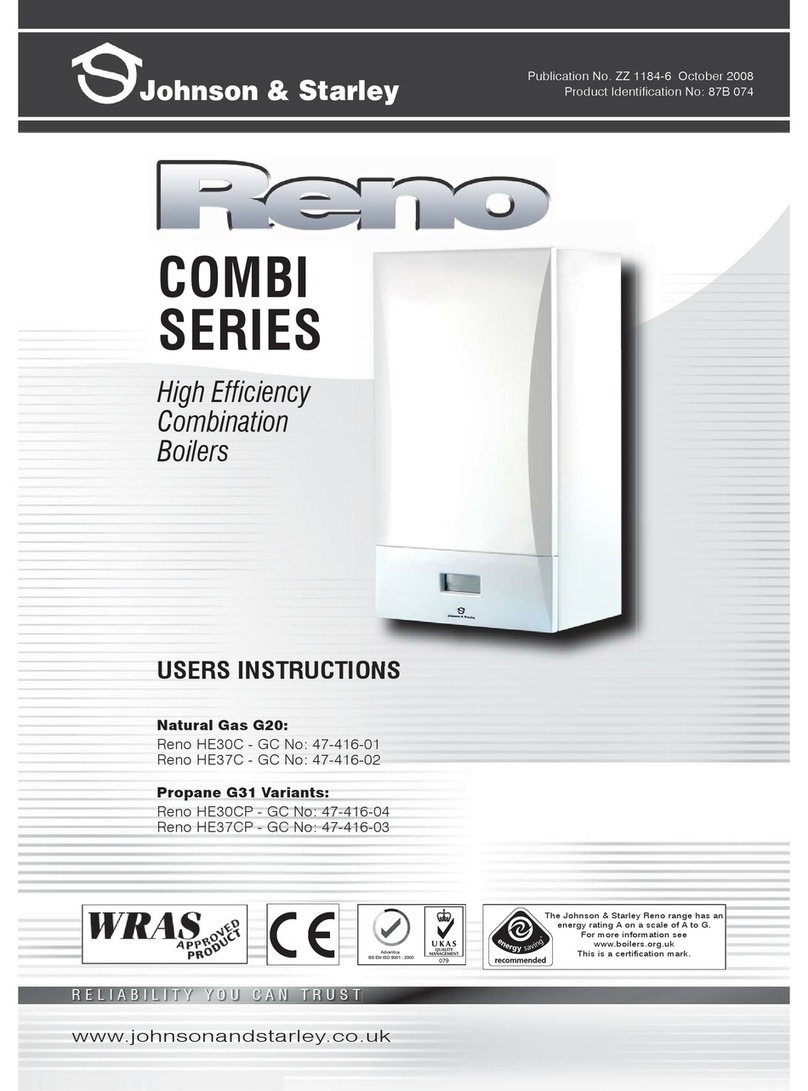 Johnson & Starley Reno HE30C User manual
