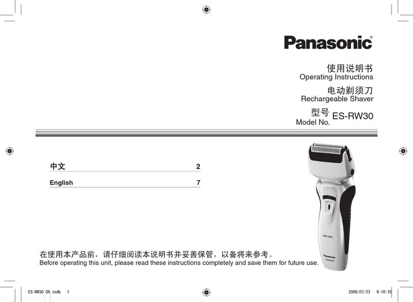 Panasonic ES-RW30 User manual