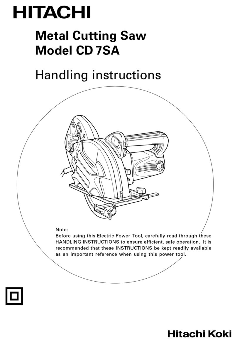 Hitachi CD 7SA User manual