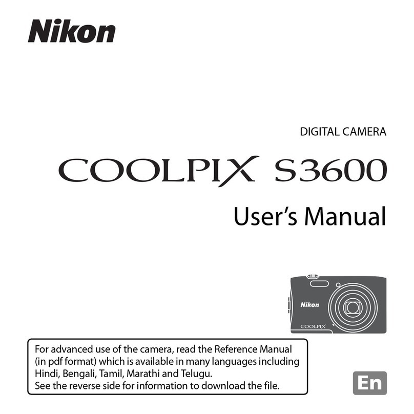 Nikon Coolpix S3600s3600 User manual