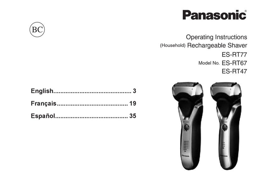 Panasonic ES-RT67 User manual