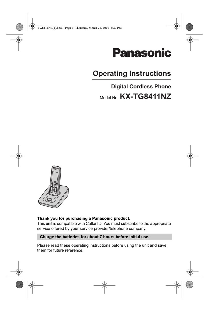 Panasonic KX-TG8411NZ User manual