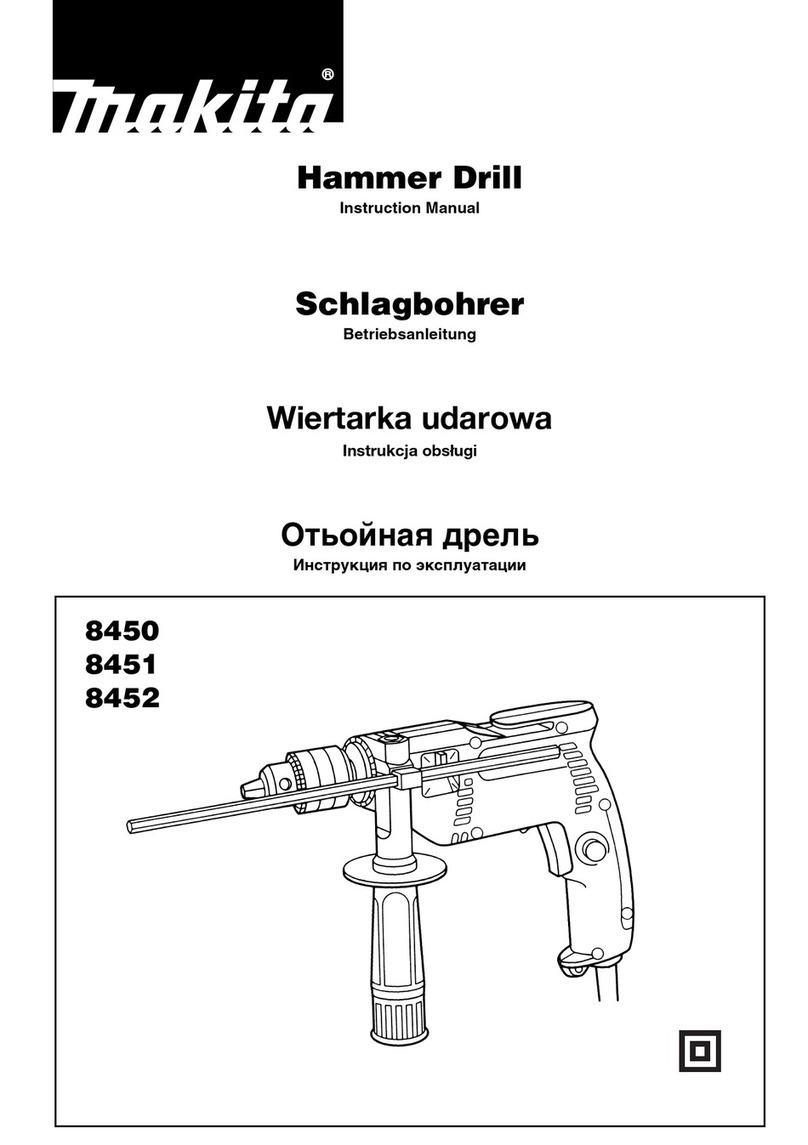 Makita 8450 User manual Makita 8450 User manual
