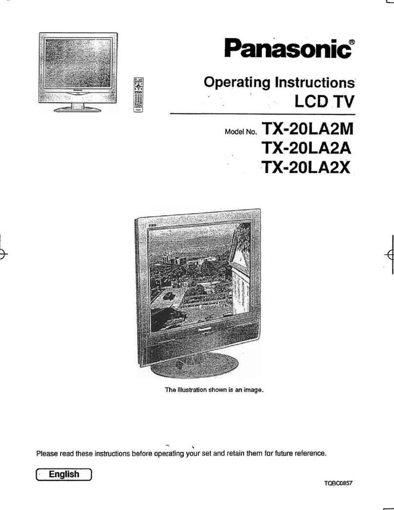 Panasonic TX-20LA2M User manual