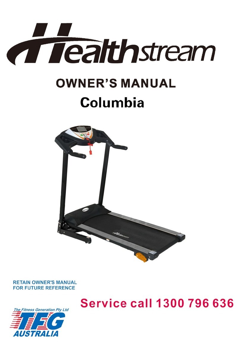 Healthstream Columbia owner's manual